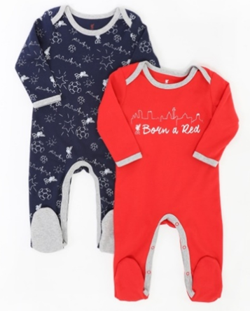 Paquete con dos pijamas para bebés de LFC retirado del mercado