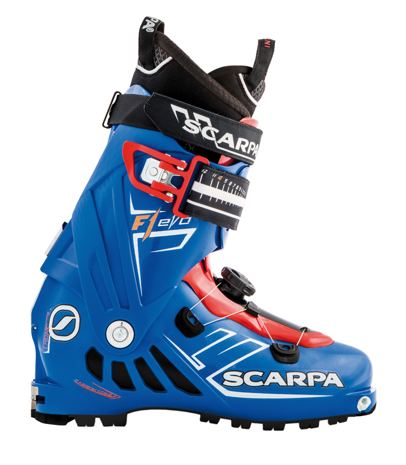 Men’s F1 EVO ski boot with Tronic system component