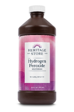 Enjuague bucal a base de peróxido de hidrógeno de Heritage Store con sabor Wintermint retirado del mercado