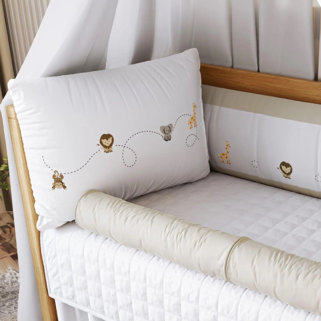 Recalled 10-Piece Safari Baby Crib Bedding Set, 137214