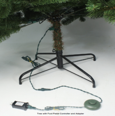 Recalled foot pedal controller and adapter with Christmas tree