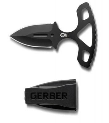Gerber Uppercut Knife Sheath Set (back view of sheath with Gerber logo)