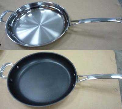 Connect by H-E-B fry pan and non-stick fry pan