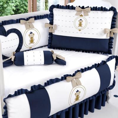 Recalled 7-Piece Royal Teddy Bear Crib Bedding Set, 92958