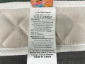 Sewn-in label showing 4/2022 manufacture date, model CD-03, and batch number 20220428CD