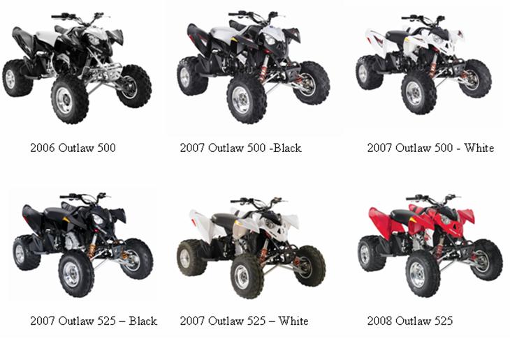Picture of Recalled ATVs