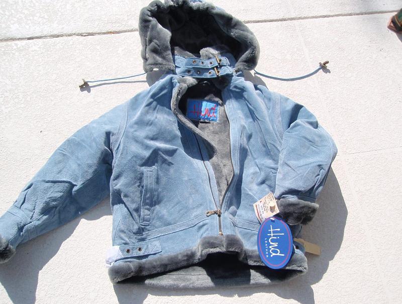 Picture of recalled "Hind" leather jacket