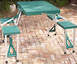 Picture of Recalled Folding Picnic Tables