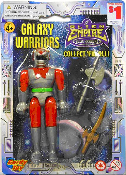 Picture of Recalled Galaxy Warrior Toy Packaging