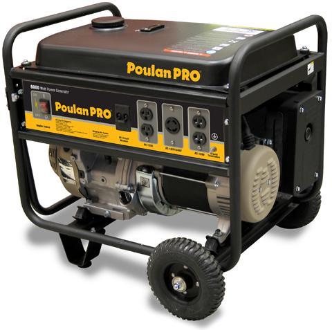 Picture of Recalled Poulan Pro 6000 Watt portable generator