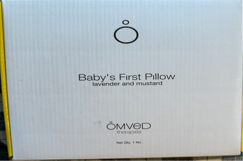 Omved Baby Pillow Front Packaging