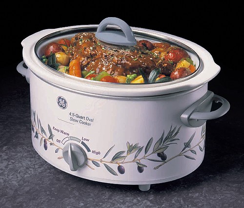 The Pioneer Woman Scroll Floral 6-Quart Stainless Steel Digital Slow Cooker