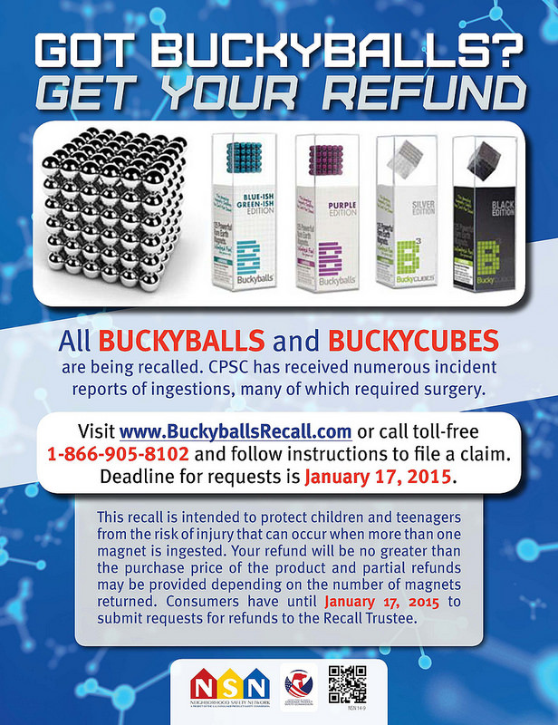 buckyballs recall