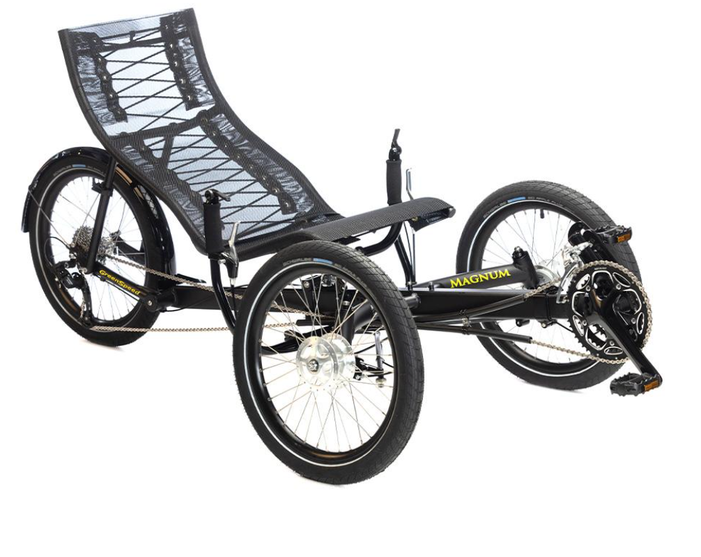 GreenSpeed Magnum and Magnum XL recumbent trikes with quick release ...