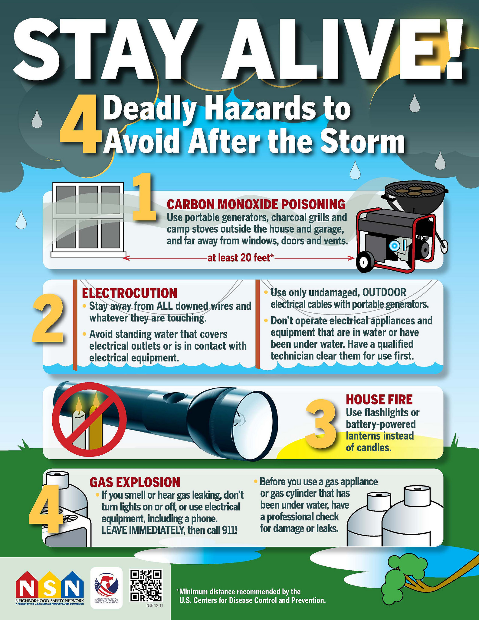 4 Deadly Hazards After A Storm CPSC 