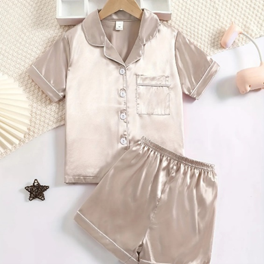 Recalled Champagne Two-Piece Pajama Set
