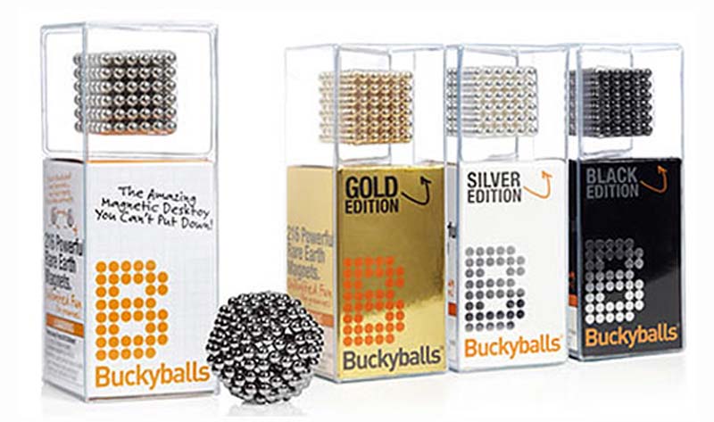Buckyballs and Buckycubes High-Powered Magnet Sets
