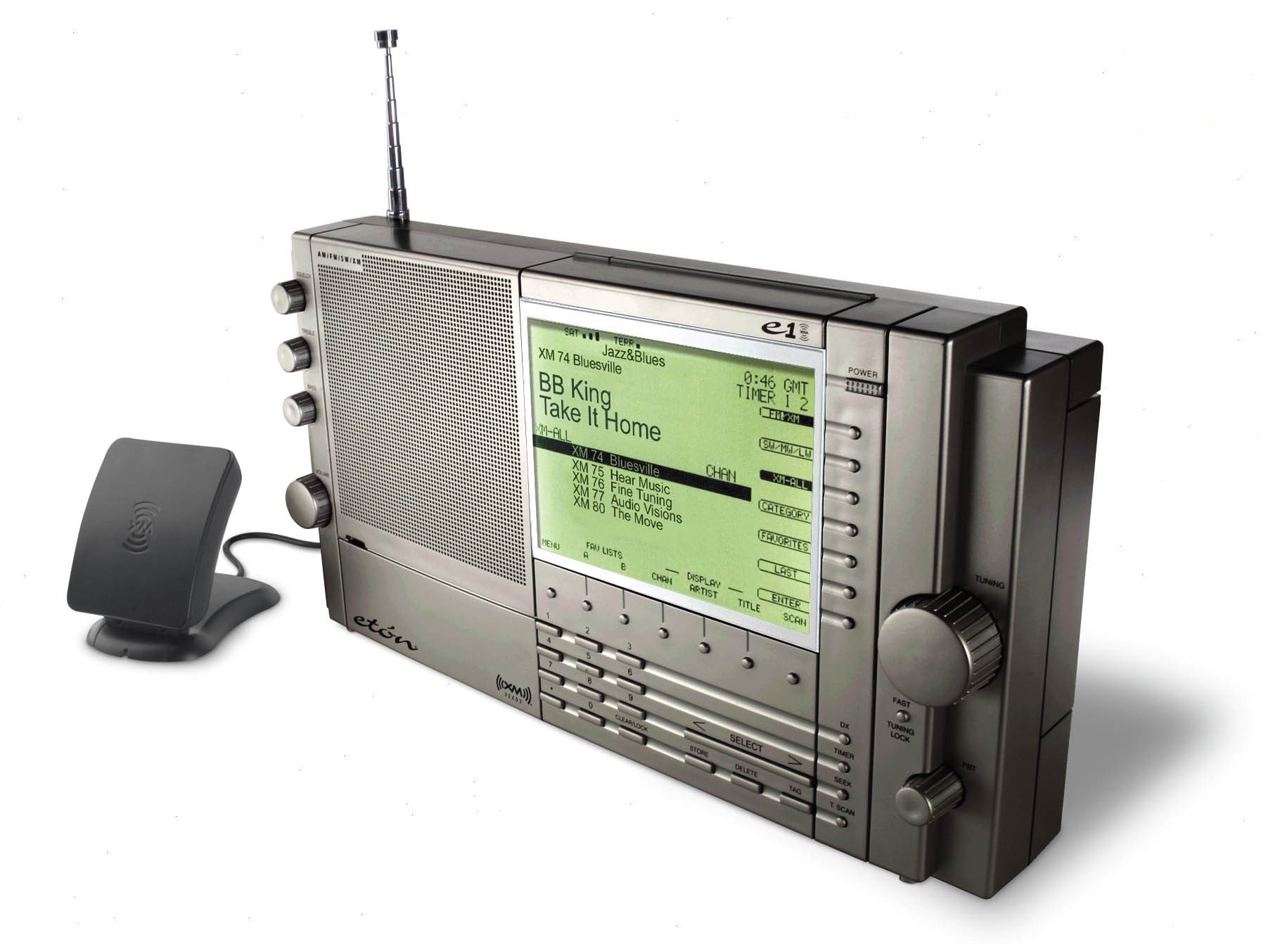 Recalled Etón E1XM-Model AM/FM/SW/XM-Ready Radio