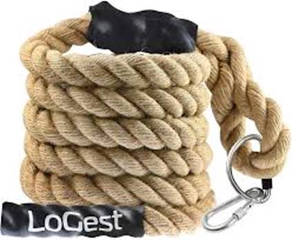 LoGest Climbing Ropes with Carabiners and LoGest Climbing Ropes with Heavy-Duty Metal Hooks