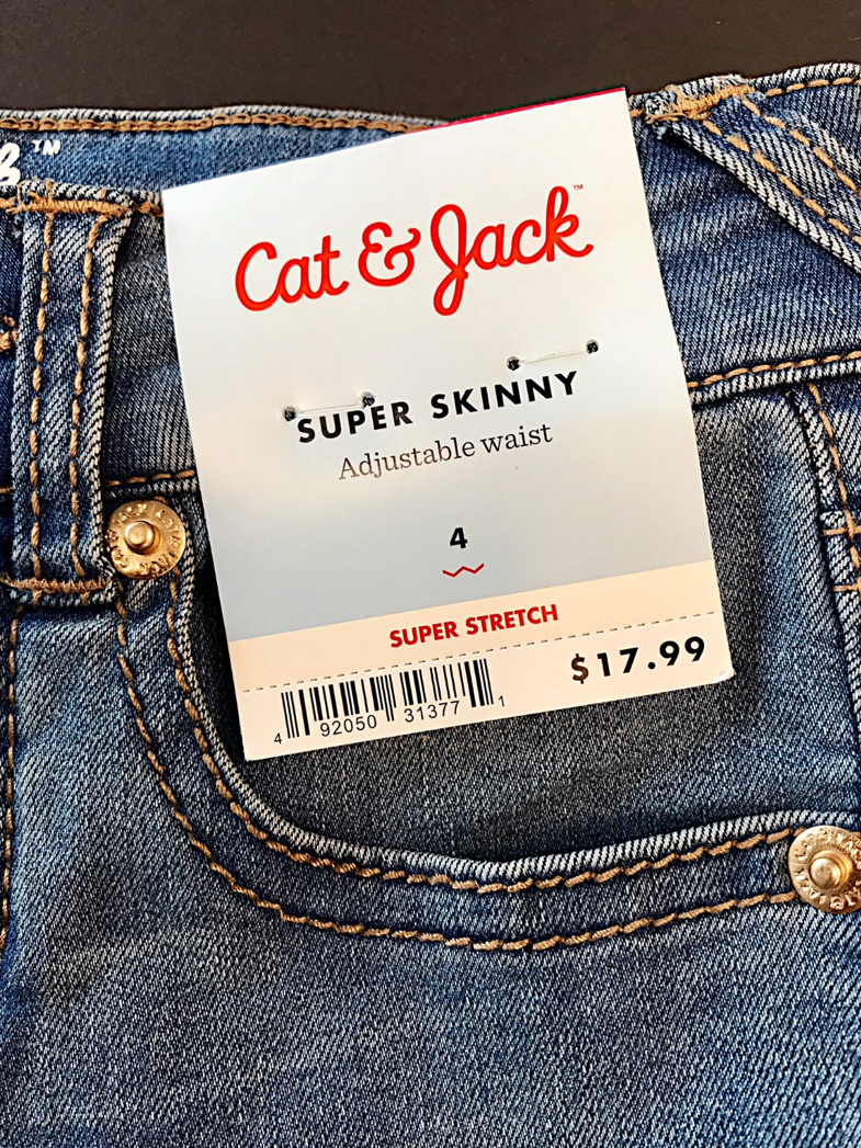 Topson Downs Recalls Cat & Jack Girls' Star Studded Jeans ...