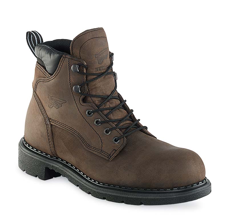 red wing steel toe work shoes