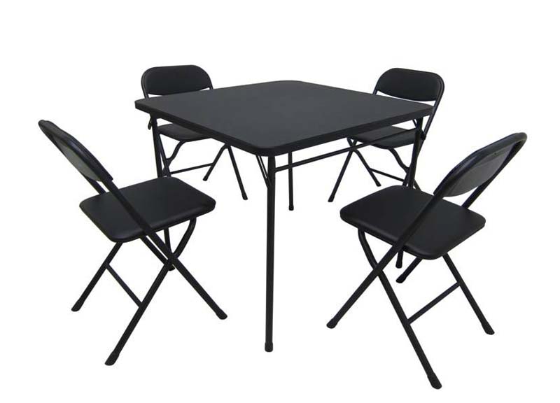 folding table and chairs for outdoors