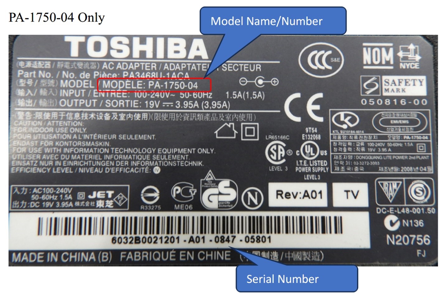 Dynabook Americas Recalls 15.5 Million Toshiba Laptop AC Adapters