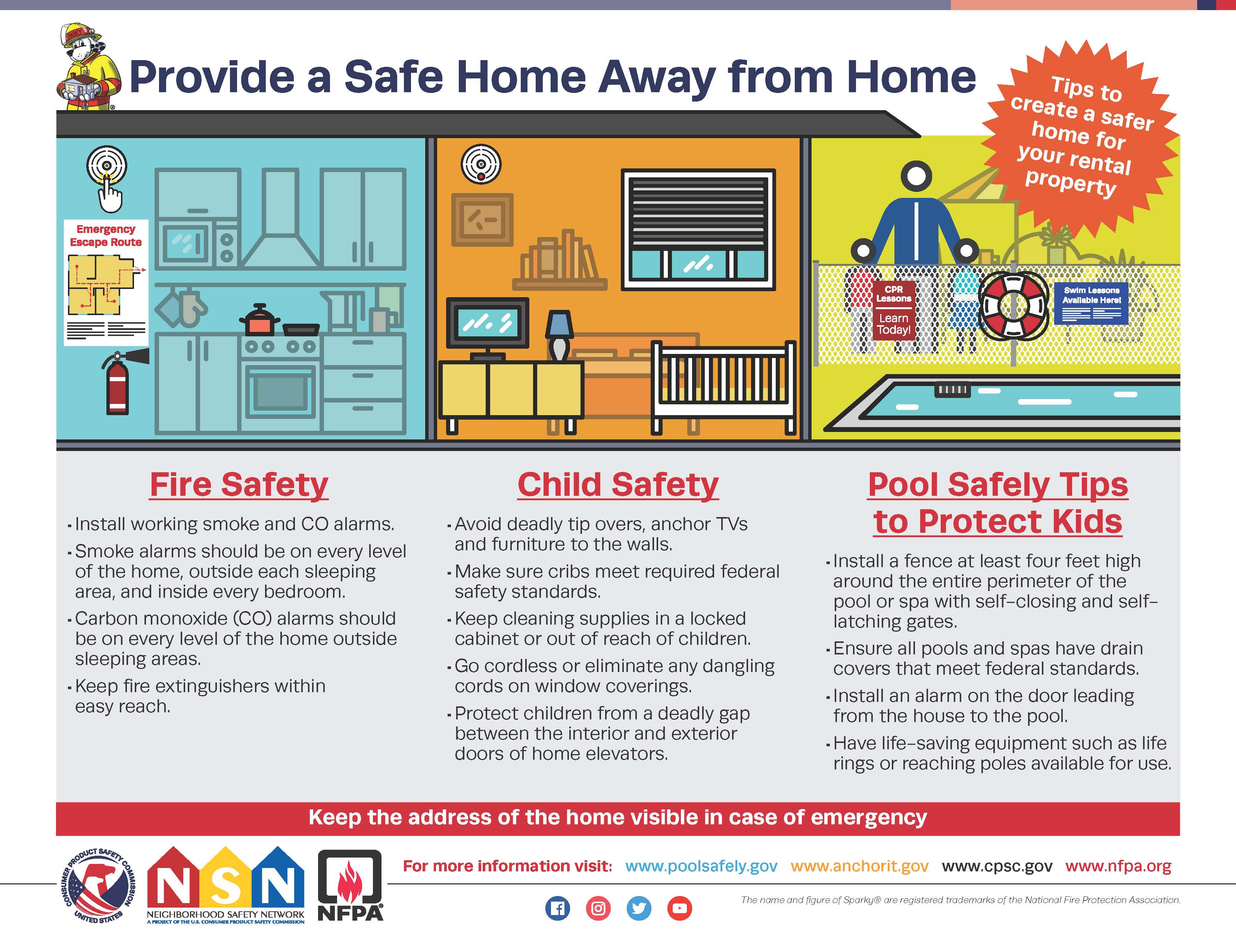 Provide a Safe Home Away from Home | CPSC.gov