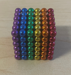Juego de bolas magnéticas de 125 piezas de 5 mm y varios colores de Sunny House 