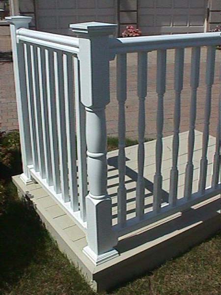 Recalled Royal Colonial Vinyl Deck Post Kit