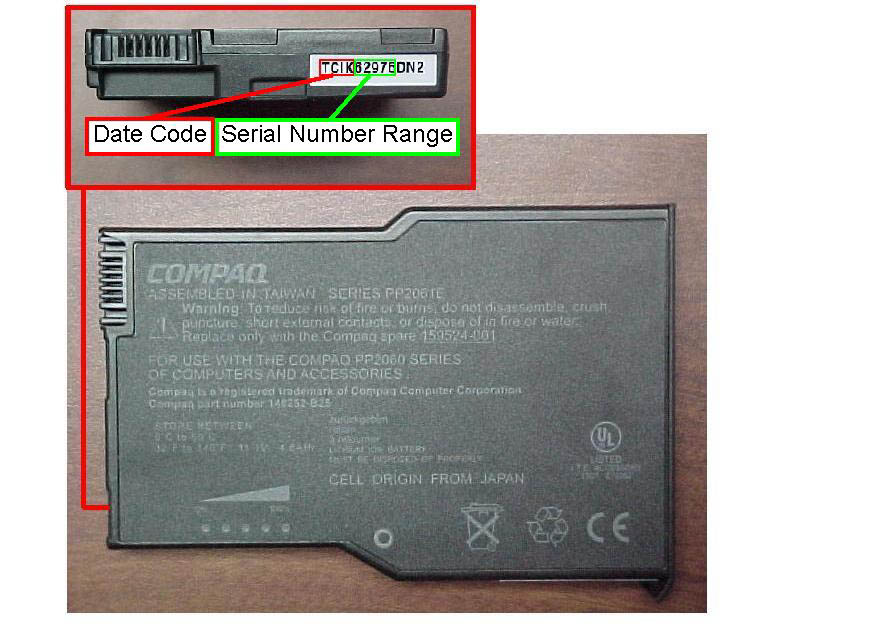 CPSC Compaq Announce Recall of Notebook Computer Battery Packs