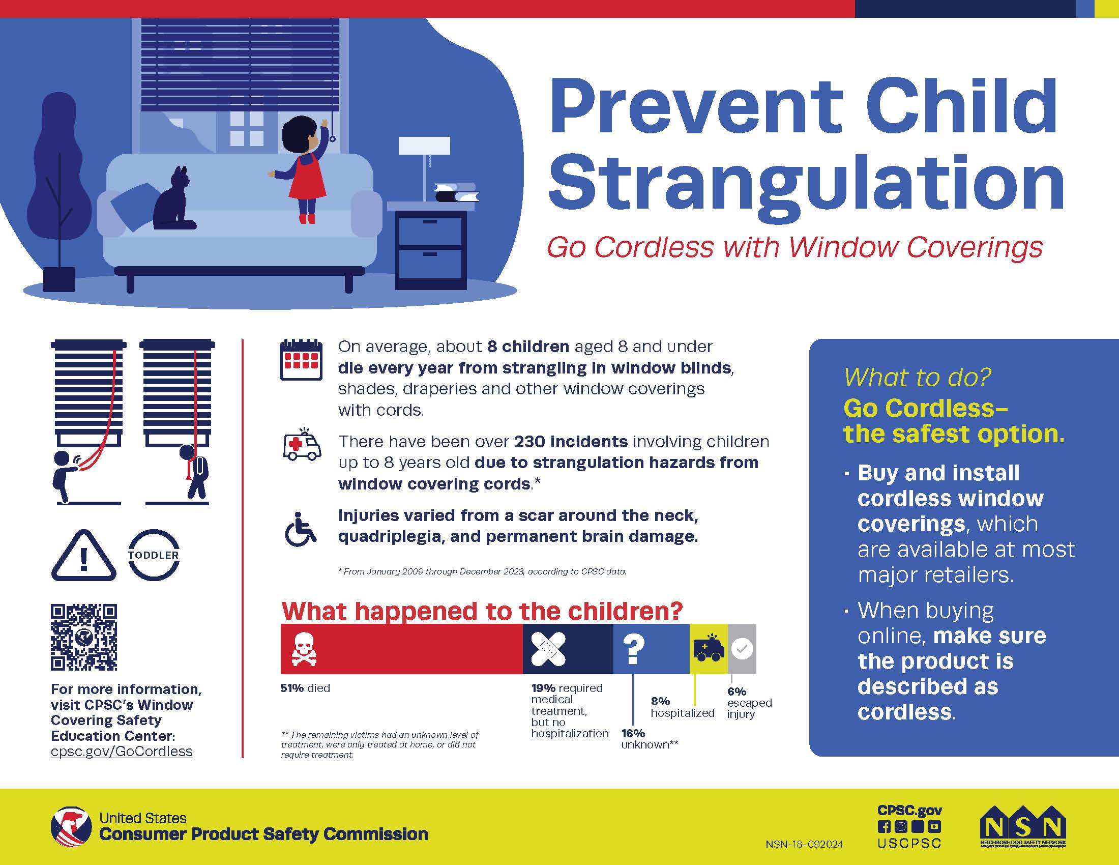 Prevent child strangulation