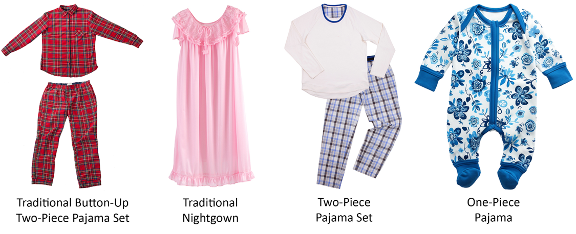 examples of common sleepwear