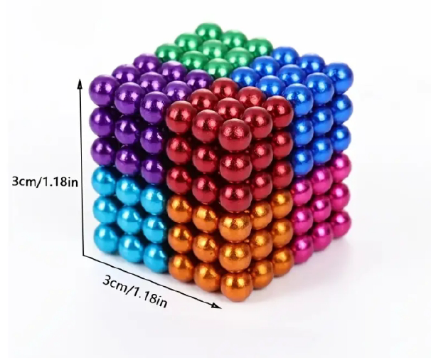 Juego de bolas magnéticas de 216 piezas y varios colores de Magic QQ