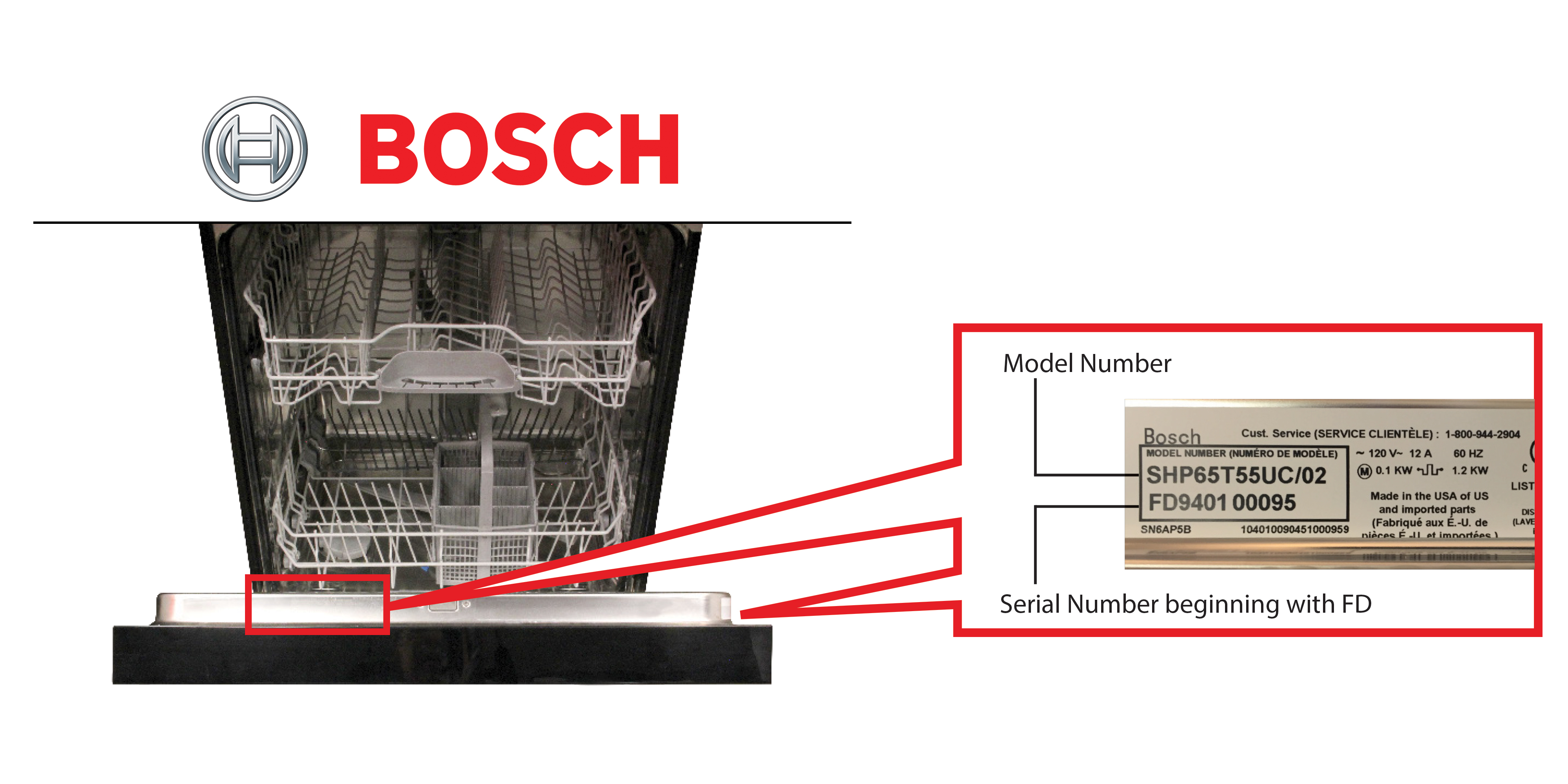 bosch silence plus 50 dba model number