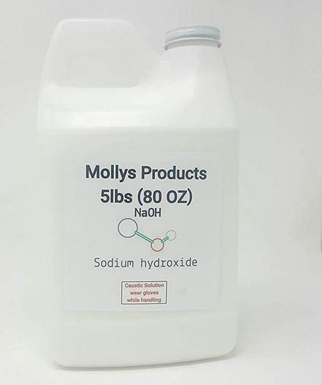 Mollys Products sodium hydroxide products 5-lbs (80 oz)