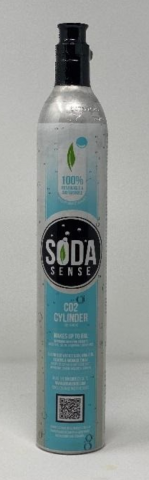 Recalled SODA SENSE® CO2 canister