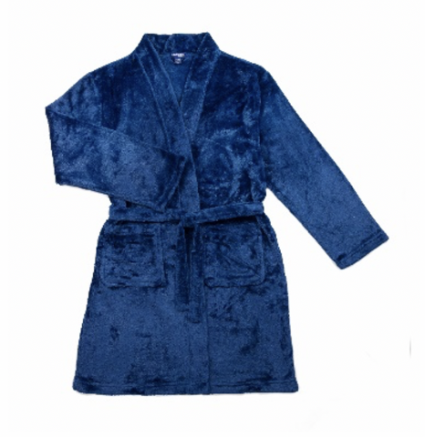 Recalled Sovereign Athletic childrena??s robe - navy