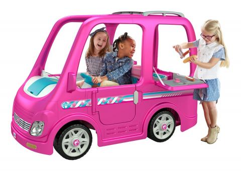 barbie carriage power wheel