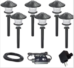 Recalled Paradise Light Kit, Model GL33966BK, with Sterno Home LED power supply