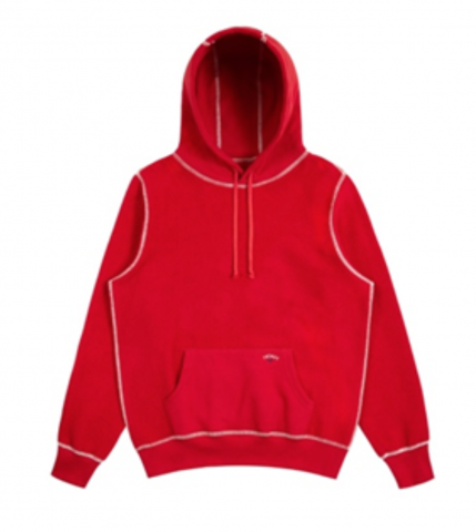 bright red hoodie mens