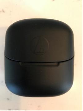 Recalled Audio-Technica Wireless Headphones (Model ATH-CK3TW) charging case a?? front view