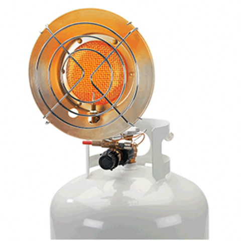 Recalled 15,000 BTU Tank Top Propane Heater (Item #63073)