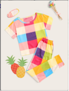 Recalled Childrena??s Sleepwear Set: SKU Sknight10190731477