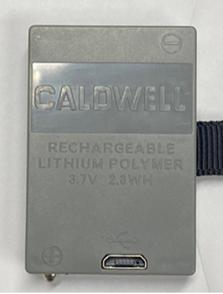 Caldwell rechargeable lithium-battery pack (SKU 1108859)