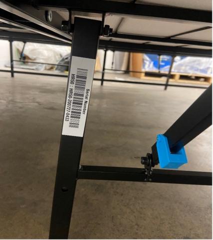 Model HR50 Model Number and Serial Number Location