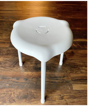 Recalled Target Room Essentials Shower Stool a?? front view