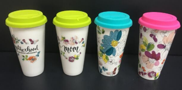 Michaels Celebrate It? ceramic travel mugs