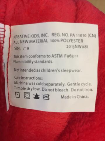 Kreative Kids children’s robe label