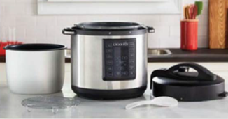  Crock-Pot 2100467 Express Easy Release  6 Quart Slow,  Pressure, Multi Cooker, Stainless Steel: Home & Kitchen